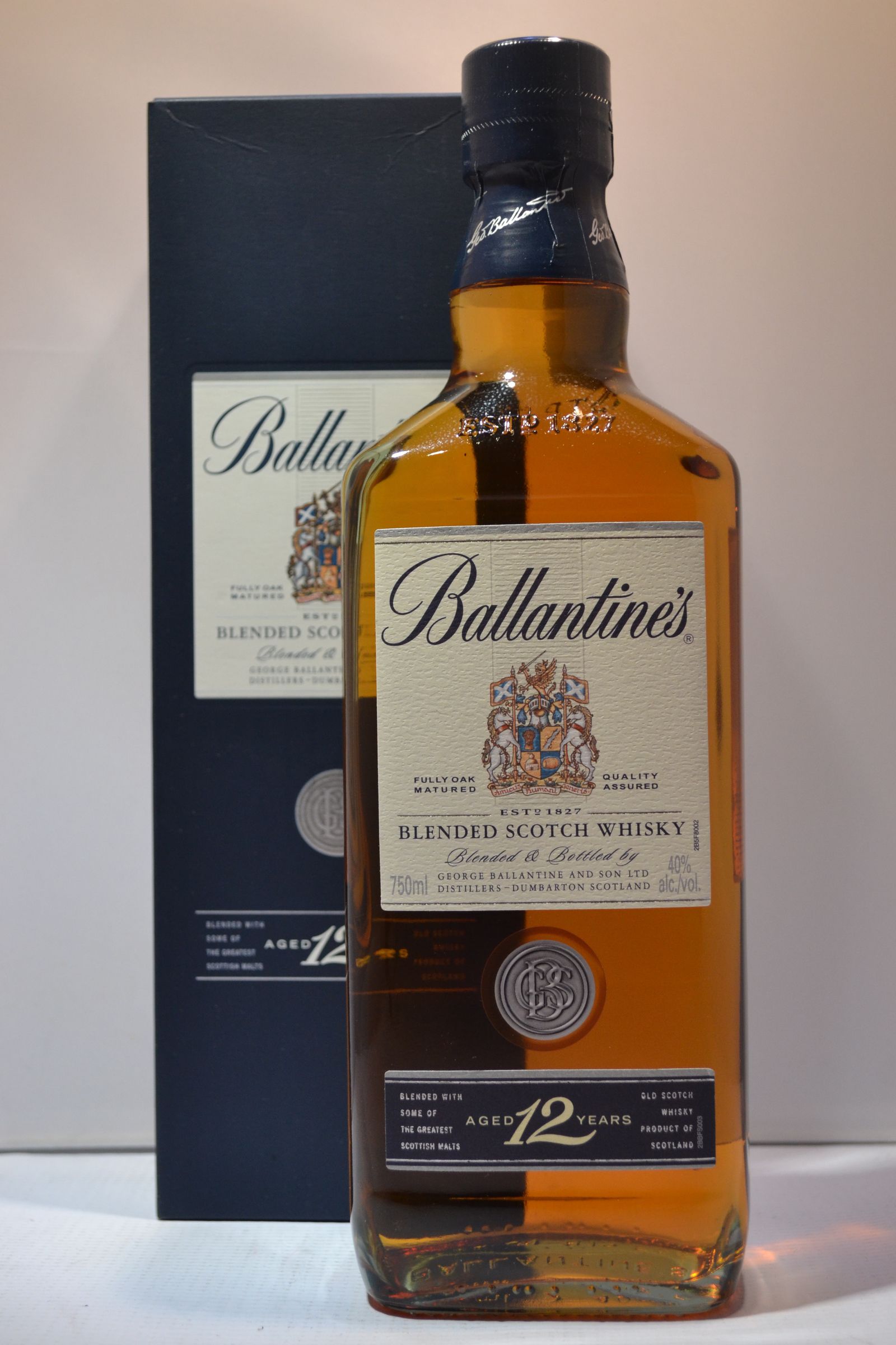 BALLANTINES SCOTCH BLENDED 12YR 750ML - Remedy Liquor