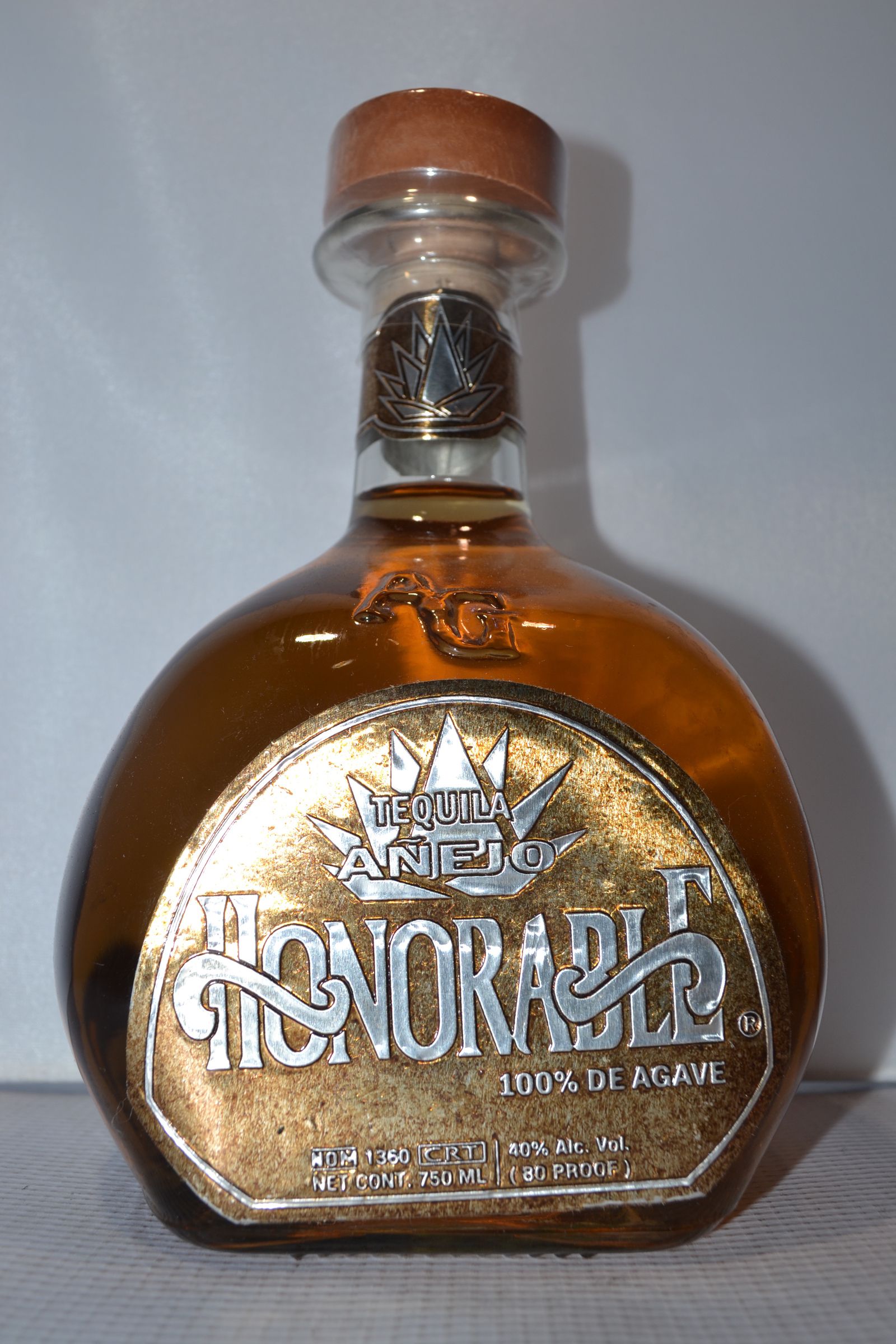 Honorable Anejo Tequila 750 Ml Remedy Liquor 3397