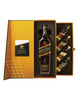 JOHNNIE WALKER BLACK LABEL DISCOVERY SET (1X BLACK LABEL 750ML, 1X BLUE, 18YR GOLD, DOUBLE 4X50ML)