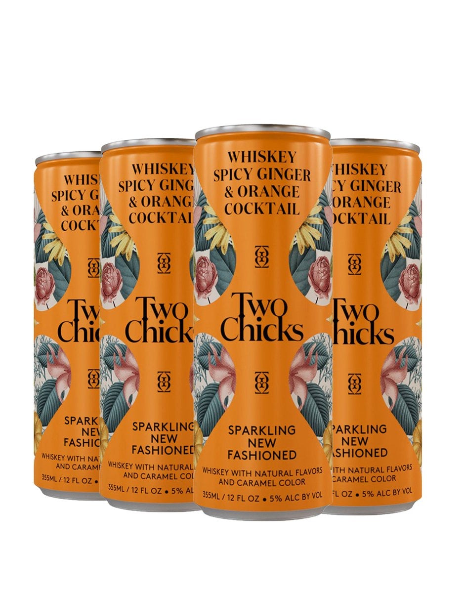 TWO CHICKS WHISKEY NEW FASHION COCKTAIL SPARKLING 4X12OZ CANS - Remedy Liquor