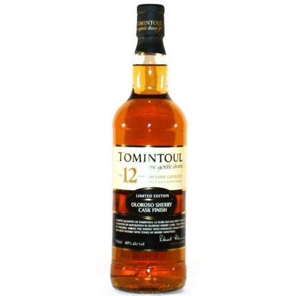 TOMINTOUL SCOTCH SINGLE MALT SPEYSIDE OLOROSO SHERRY CASK FINISH GFT PK 12YR 750ML - Remedy Liquor