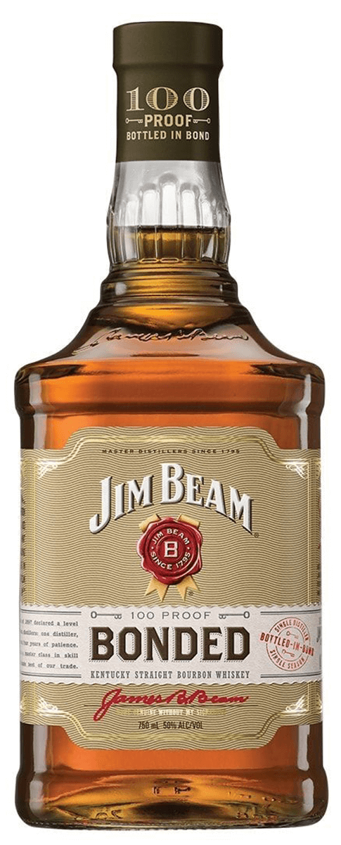 JIM BEAM BOURBON BONDED KENTUCKY 100PF 750ML