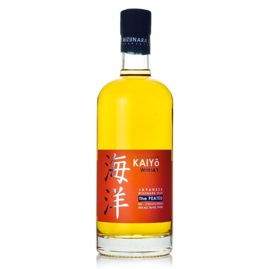 KAIYO WHISKEY THE PEATED FIRST EDITION MIZUNARA OAK UN CHILLFILTERED JAPAN 92PF 750ML - Remedy Liquor