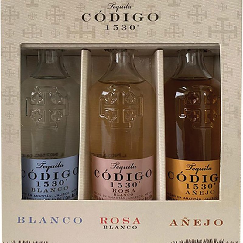 CODIGO 1530 TEQUILA TRI PACK BLANCO/ROSA/REPOSADO 3X50ML - Remedy Liquor