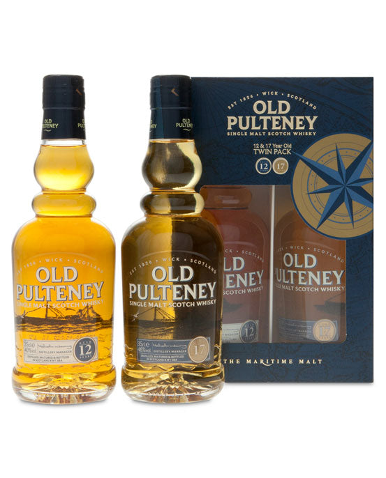 OLD PULTENEY SCOTCH SINGLE MALT DOUBLE PK 12YR AND NAVIGATOR 2X750ML - Remedy Liquor