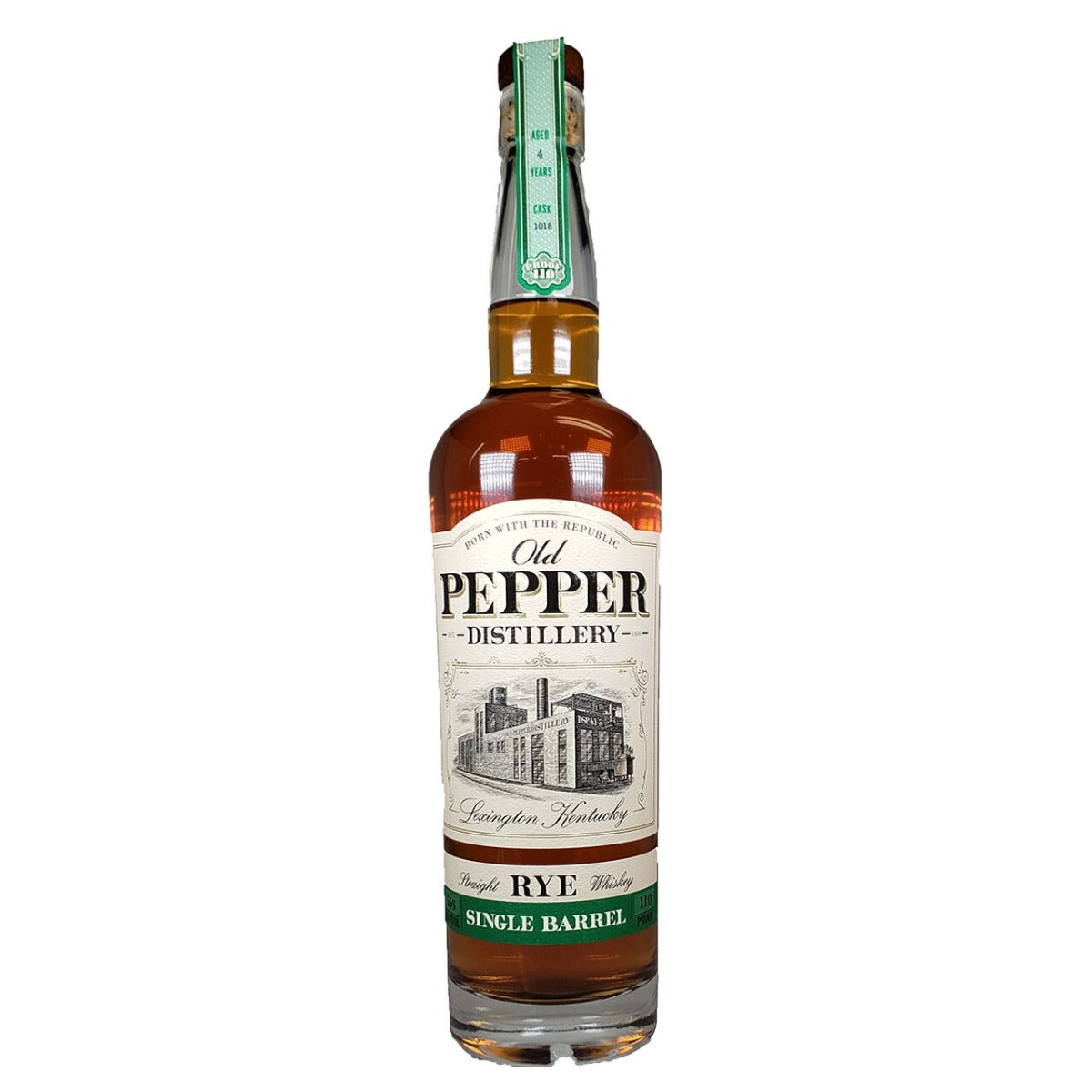 JAMES E PEPPER OLD PEPPER WHISKEY RYE SINGLE BARREL KENTUCKY 5YR 750ML - Remedy Liquor