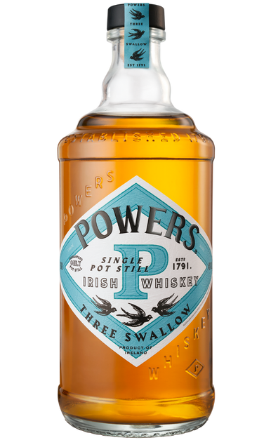 POWERS THREE SWALLOW WHISKEY SINGLE POT IRISH 86.4PF 750ML