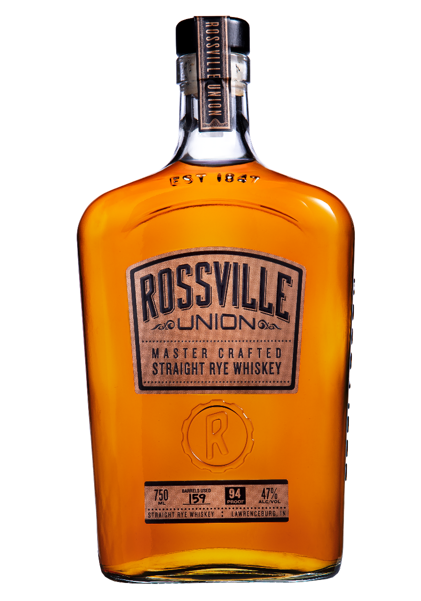 ROSSVILLE UNION WHISKEY RYE MASTER CRAFTED INDIANA 750ML