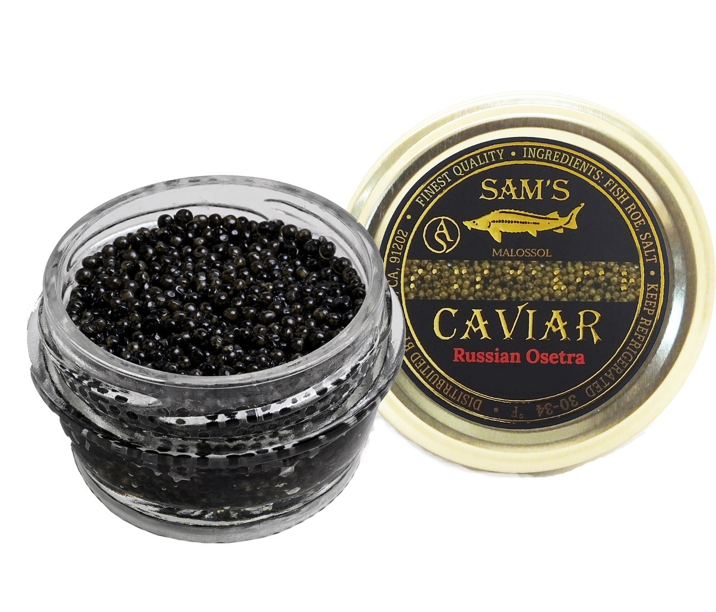 SAMS CAVIAR MALOSSOL RUSSIAN OSETRA ZERNISTAYA 5.5OZ - Remedy Liquor