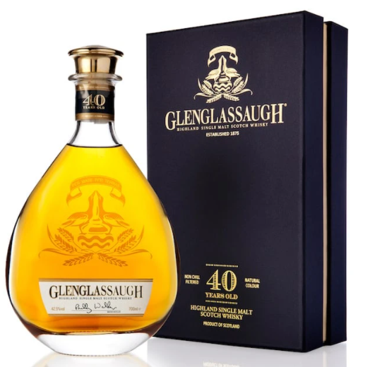 GLENGLASSAUGH SCOTCH SINGLE MALT HIGHLAND 40YR 750ML