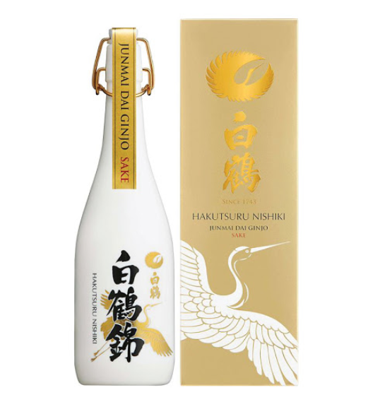 HAKUTSURU NISHIKI SAKE JUNMAI DAI GINJO JAPAN 720ML