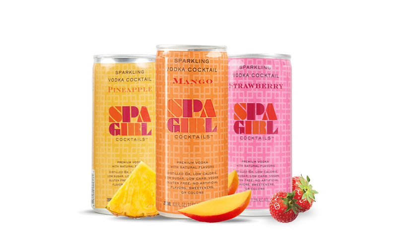 SPA GIRL COCKTAILS BOOZY POPS VARIETY PK PINEAPPLE MANGO STRAWBERRY 4 OF EACH 12PK