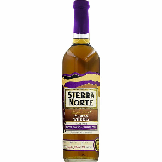 SIERRA NORTE WHISKEY SINGLE BARREL PURPLE CORN MEXICO 90PF 750ML