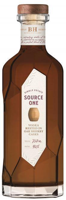 SOURCE ONE SINGLE ESTATE VODKA RESTED IN OAK SHERRY CASK NEVADA 750ML