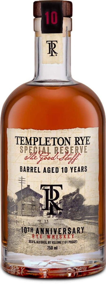 TEMPLETON WHISKEY SINGLE BARREL RYE IOWA 10YR 750ML - Remedy Liquor
