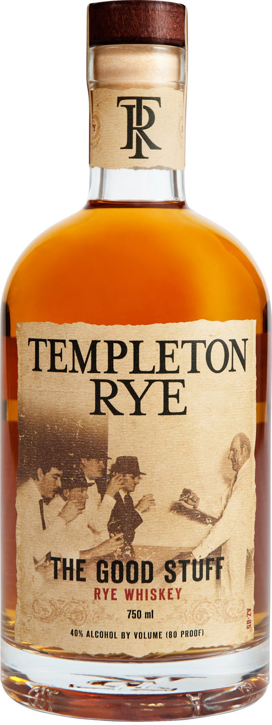 TEMPLETON WHISKEY RYE IOWA 4YR 750ML - Remedy Liquor