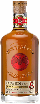 BACARDI RUM GOLD RESERVE 8YR 375ML - Remedy Liquor