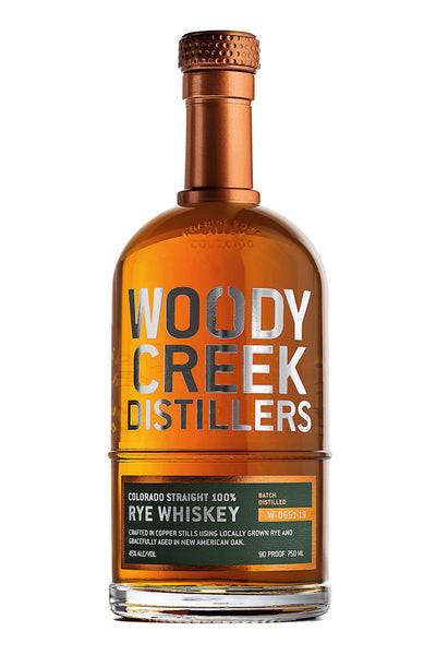 WILLIAM H MACY WOODY CREEK WHISKEY RYE CASK STRENGTH COLORADO 750ML