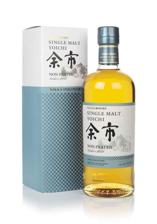 NIKKA WHISKEY SINGLE MALT YOICHI NON PEATED BOTTLED IN 2021 JAPAN 750ML